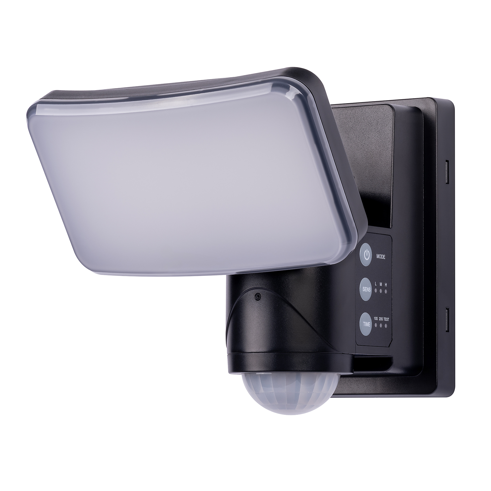IQ America Battery Powered 240° Dynamic Tracking™ Motion Sensor LED Light 1500 Lumen Black IBT-2415-BK